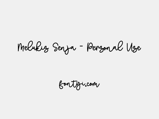 Melukis Senja - Personal Use