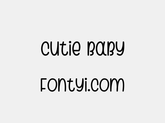 Cutie Baby