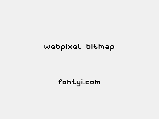 webpixel bitmap