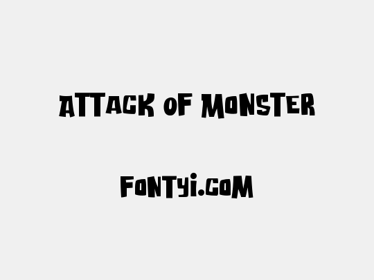 Attack Of Monster