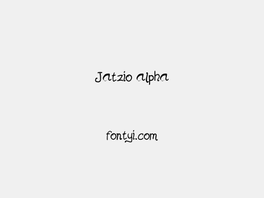 Jatzio alpha