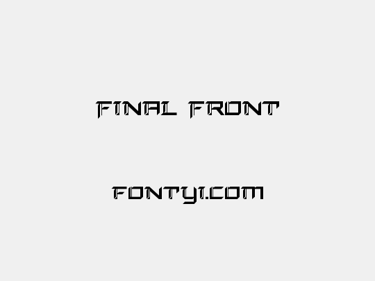 Final Front