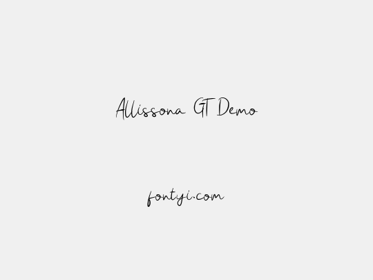 Allissona GT Demo
