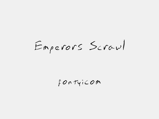 Emperors Scrawl