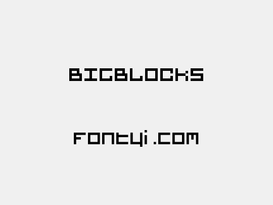 BIGBLOCKS