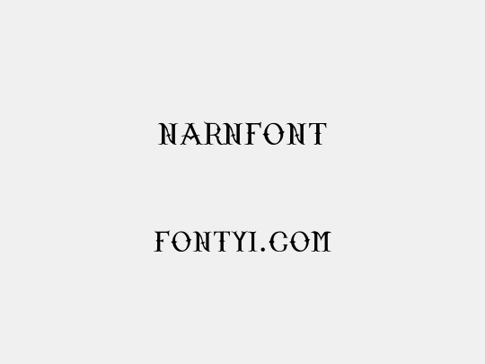 Narnfont