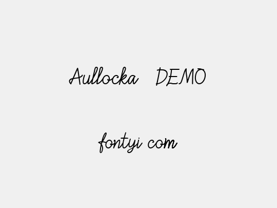 Aullocka - DEMO