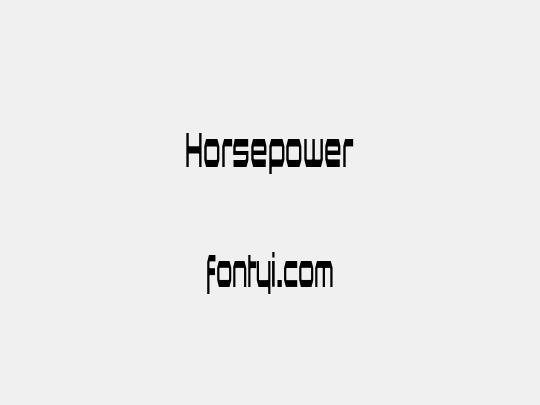 Horsepower