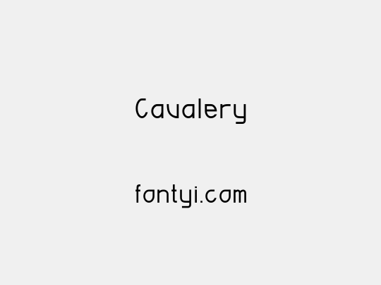 Cavalery