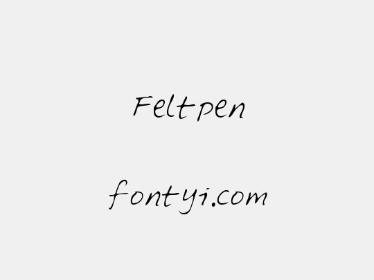 Feltpen