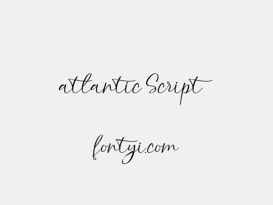 atlantic Script