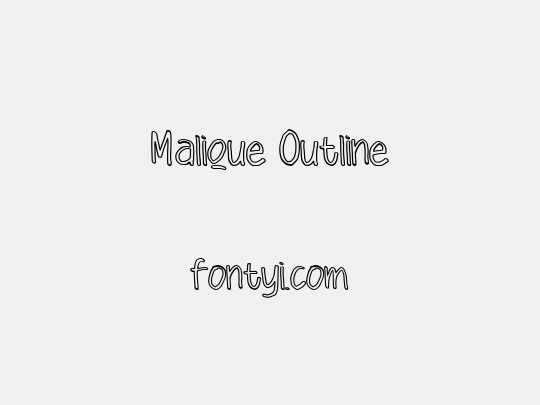 Malique Outline