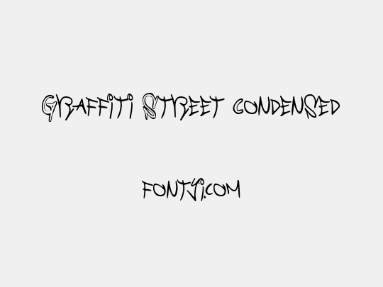Graffiti Street Condensed