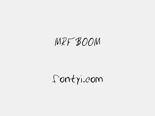 MRFBOOM