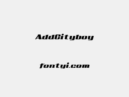 AddCityboy