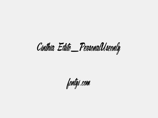 Cinthia Edito_PersonalUseonly