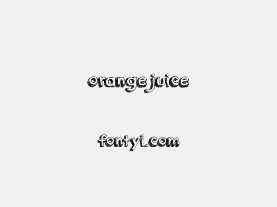 orange juice