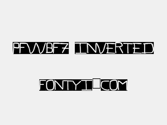 Pfvvbf7 inverted