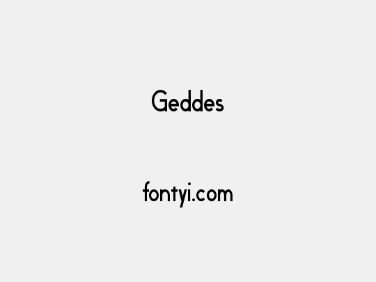 Geddes
