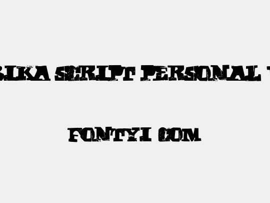 CUBIKA SCRIPT Personal Use