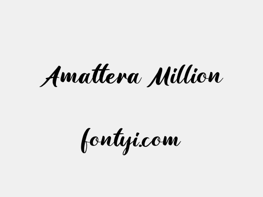 Amattera Million
