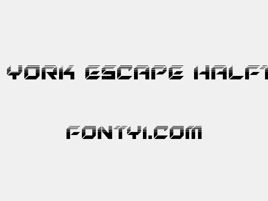 New York Escape Halftone