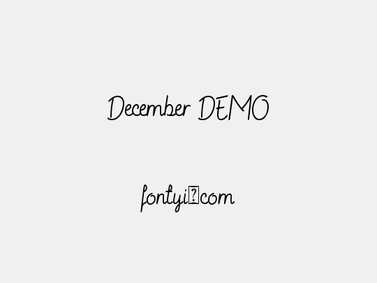 December DEMO