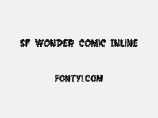 SF Wonder Comic Inline