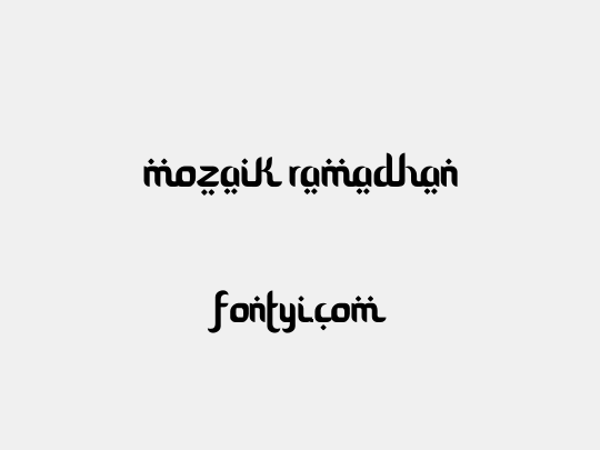mozaik ramadhan