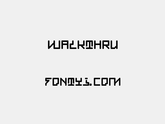 Walkthru