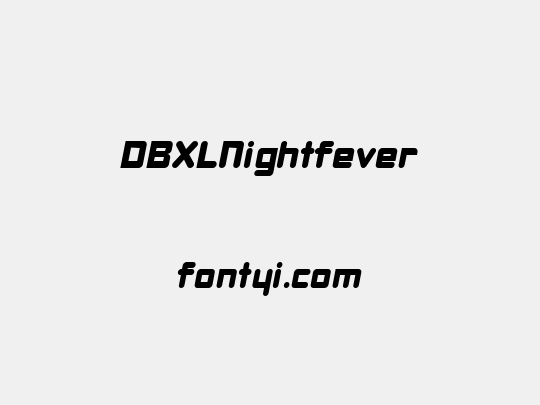 DBXLNightfever