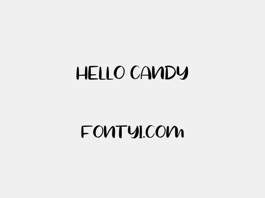 Hello Candy