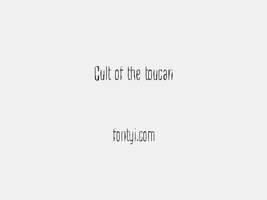 Cult of the toucan