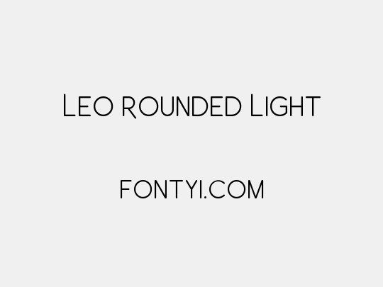 Leo Rounded Light