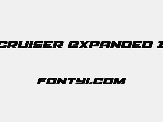Starcruiser Expanded Italic