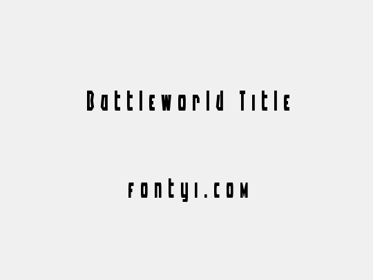Battleworld Title
