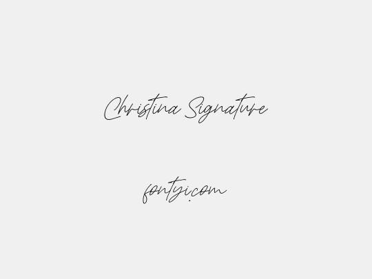 Christina Signature