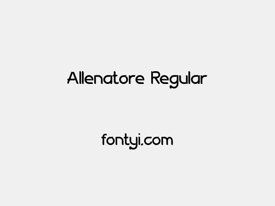 Allenatore Regular