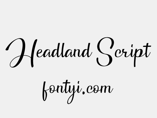Headland Script