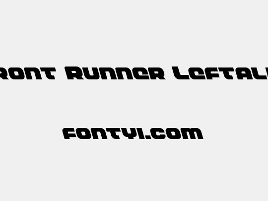 Front Runner Leftalic