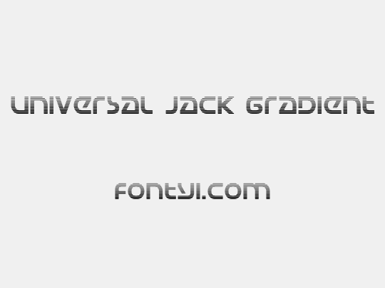 Universal Jack Gradient