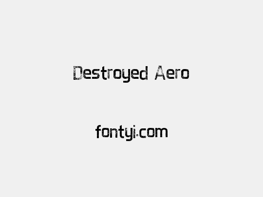 Destroyed Aero
