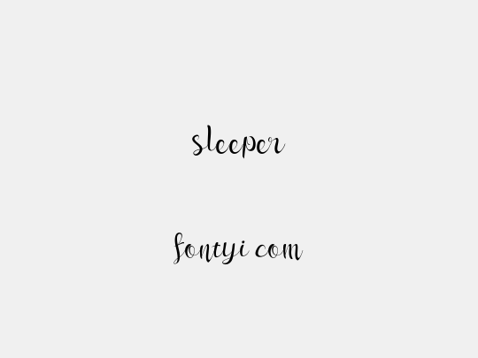 sleeper