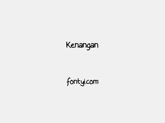 Kenangan