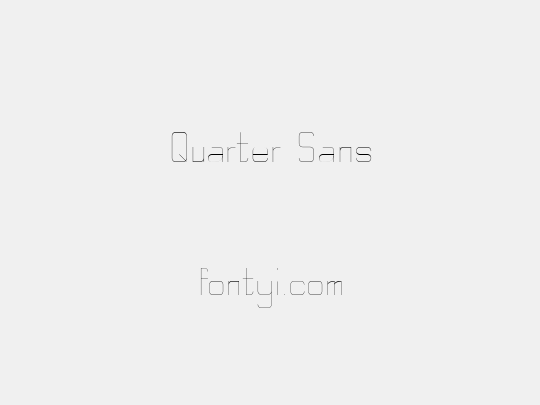 Quarter Sans