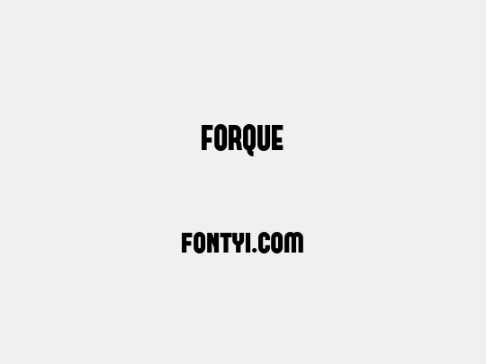 FORQUE