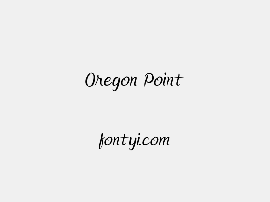 Oregon Point