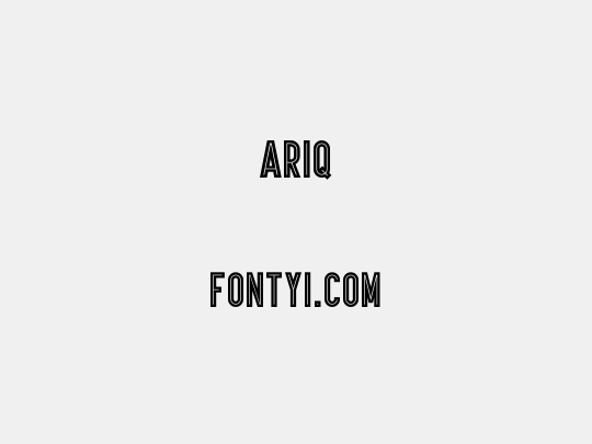 Ariq