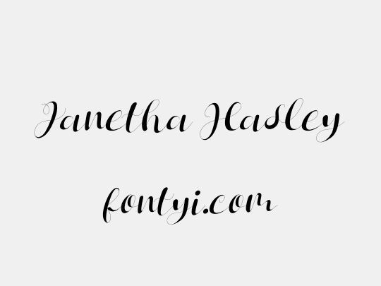 Janetha Hasley