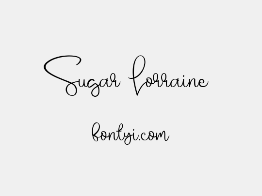 Sugar Lorraine